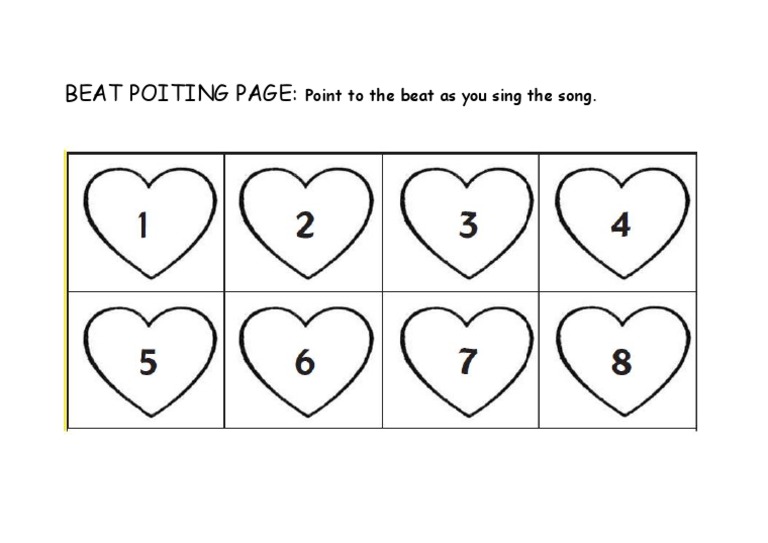 Beat Poiting Page:: Point To The Beat As You Sing The Song | PDF
