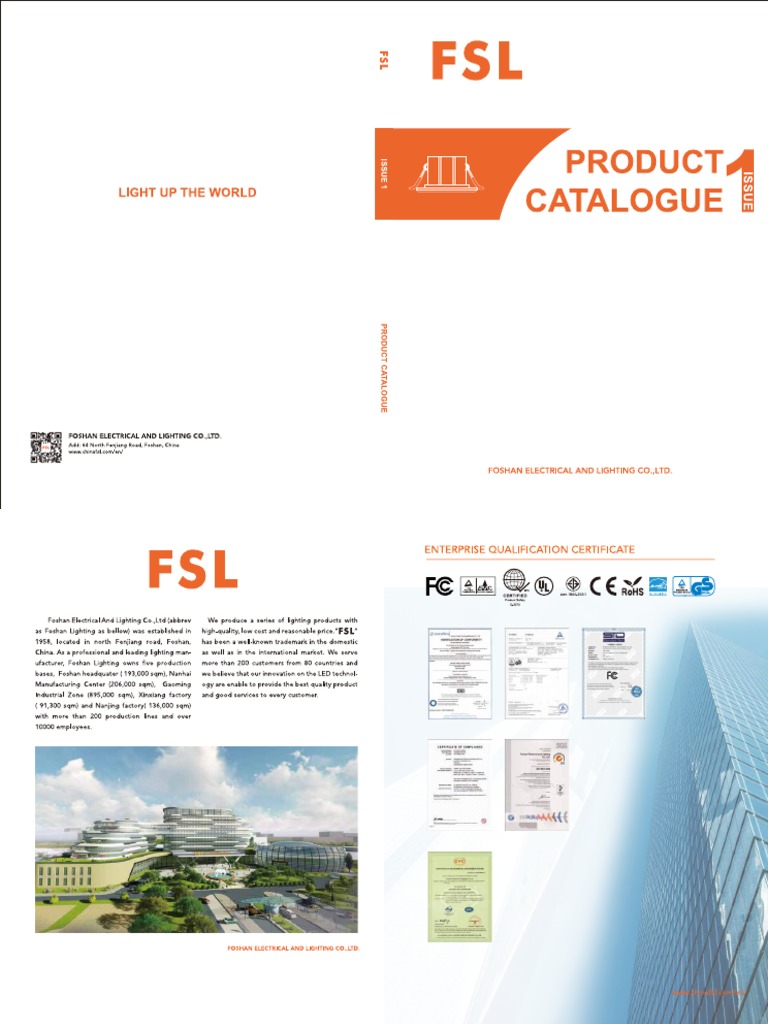 Catalogo FSL Nuevo PDF | PDF | Electromagnetic Spectrum | Units Of ...