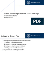 4.01 - 2011-12 Budget Recommendation