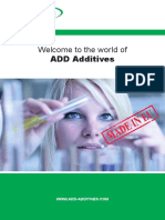 Welcome To The World Of: ADD Additives
