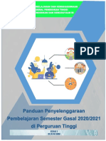 Panduan Penyelenggaraan Semester Gasal 2020 2021 Di PT