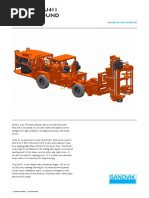 Sandvik Du411 Underground Drill Rig: Technical Specification