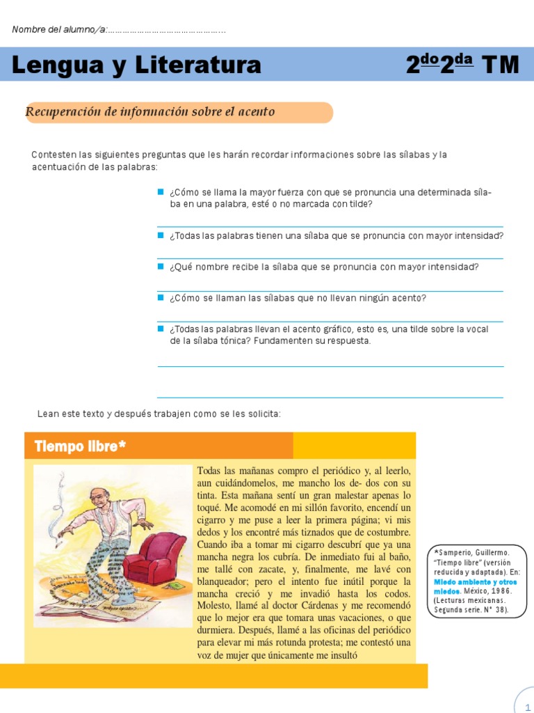 ACTIVIDADES DE lENGUA | PDF | Morfología | Tipología Lingüística