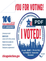 Chicago "I Voted!" stickers