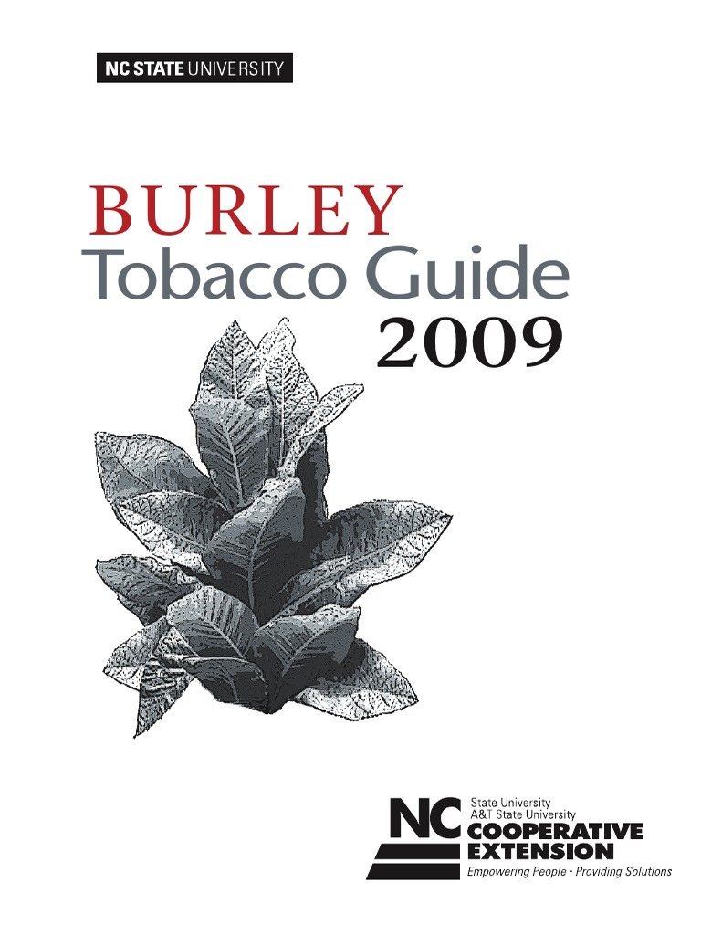 Burley Tobacco Guide 2009 PDF PDF Social Security (United States