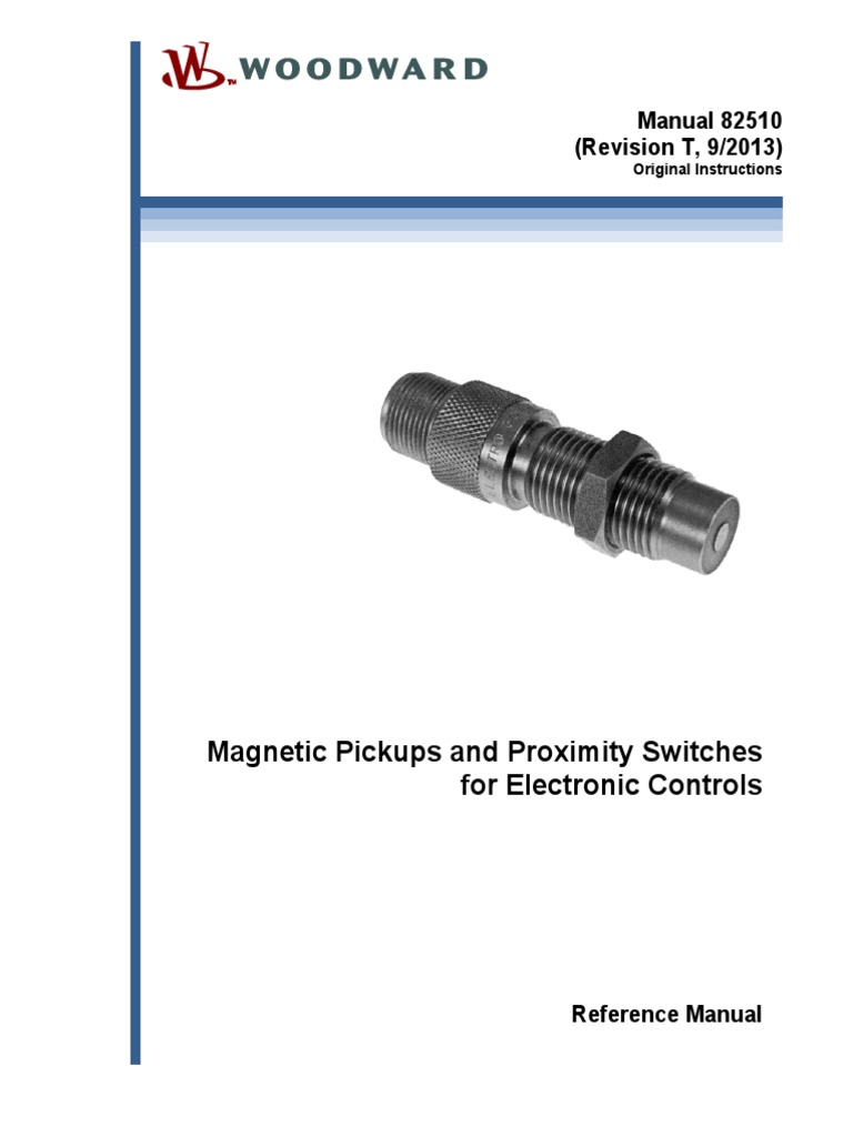 Pickups and Proximity Switches For Electronic Controls PDF Switch Gear