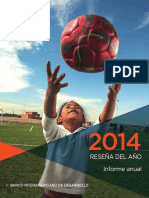 Banco Interamericano de Desarrollo Informe Anual 2014 Reseña Del Año