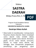 Sastra Daerah