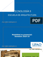 Tecnología 3: Escuela de Arquitectura