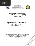 Quarter 1 Week 4: Electrical Installation and Maintenance (EIM) Grade 10