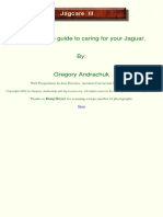 The Definitive Guide To Caring For Your Jaguar.: Web Preparation by Jim Downes, Acrobat Conversion by Henry Fok