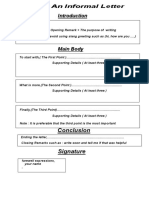 Conclusion: Writing An Informal Letter