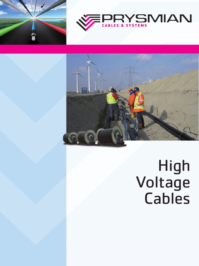 High Voltage Cables - Prysmian | PDF | Electrical Conductor ...