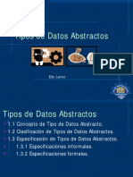 Tipos de DATOS ABSTRACTOS Espe Formal e Informal PDF