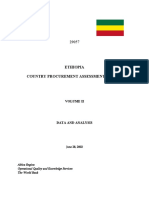 Ethiopia Country Procurement Assessment Report: June 28, 2002