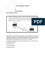 Informe Diseño de Tuberias Simples