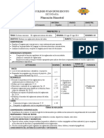 Planeación Bimestral Bloque 1 Primer Grado 14-15