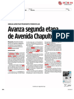 Avanza Segunda Etapa de Avenida Chapultepec PDF