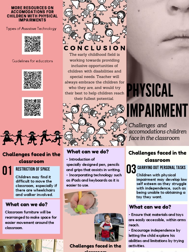 Physical Impairment Assignment PDF Disability Classroom