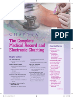 The Complete Medical Record and Electronic Charting: Chapter Outline
