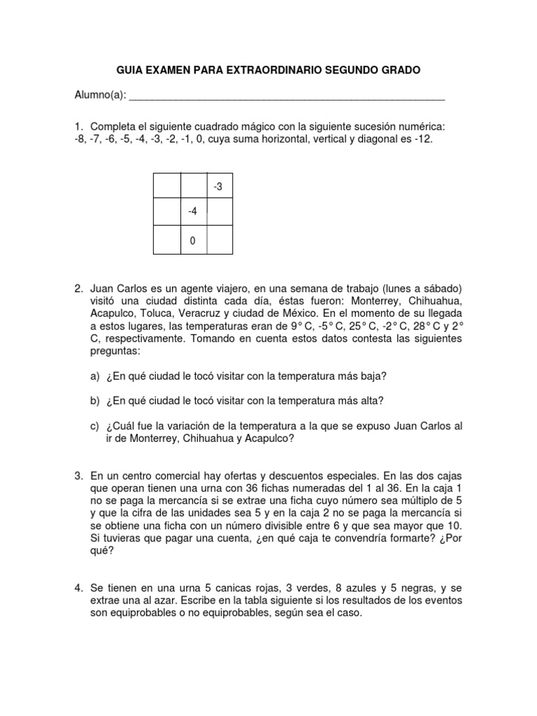 Guia Matematicas 2do Grado PDF | PDF | Enseñanza de matemática | Science