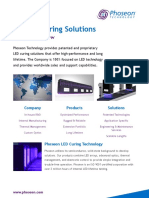 UV LED Curing Solutions: Product Overview