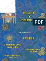 Sujeto y Predicado