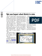 Epic Now Largest School District in State: D Vinci