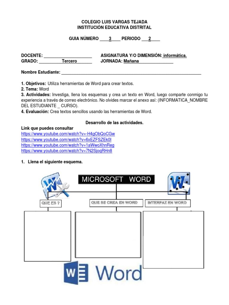 Informatica Guia 3 p2 Grado 3 | PDF