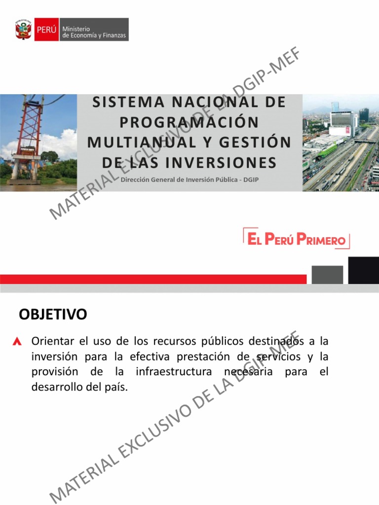 1-SNPM y GI PDF | PDF | Economias | Sociedad