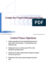 Create The Project Management Plan
