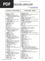 Agriculture English-Portuguese Glossary