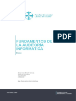 Fundamentos de Auditoría Informática