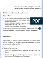 Tipos de Host y Códigos para la Transmisión de Datos