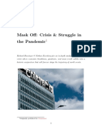 Mask Off: Crisis & Struggle in The Pandemic: Originally Published by
