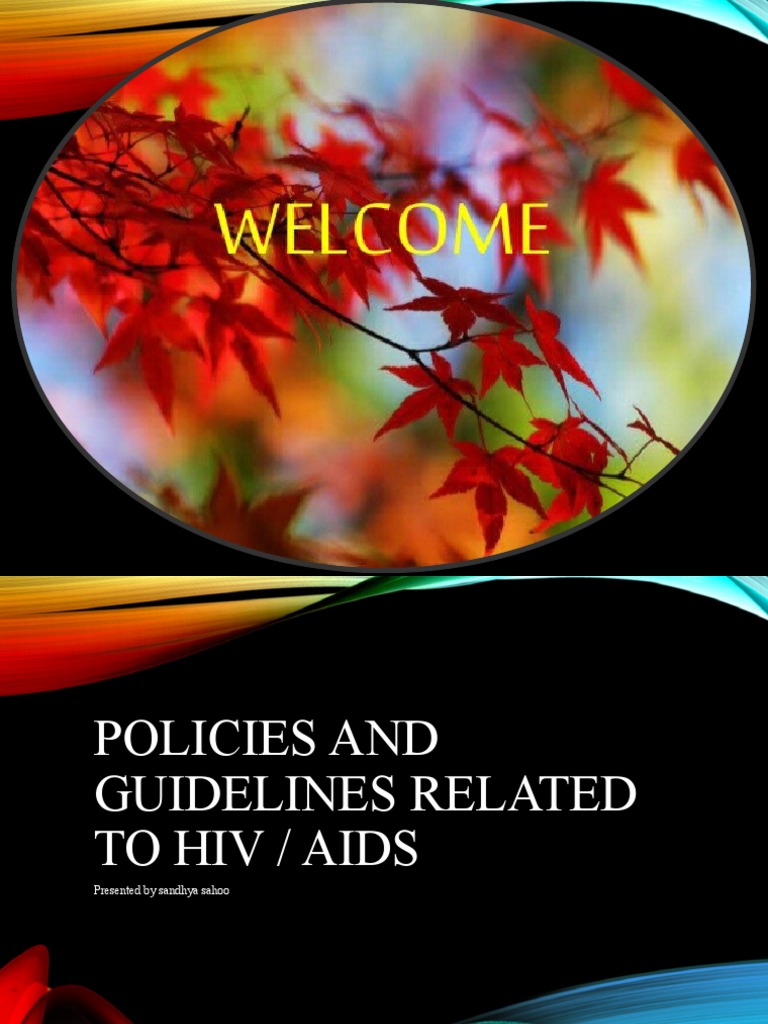 Policies and Guidelines Related To Hiv | PDF | Management Of Hiv/Aids ...