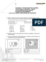 Operaciones de conjuntos, diagramas de Venn y proposiciones lógicas