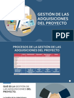 Gestión de adquisiciones del proyecto