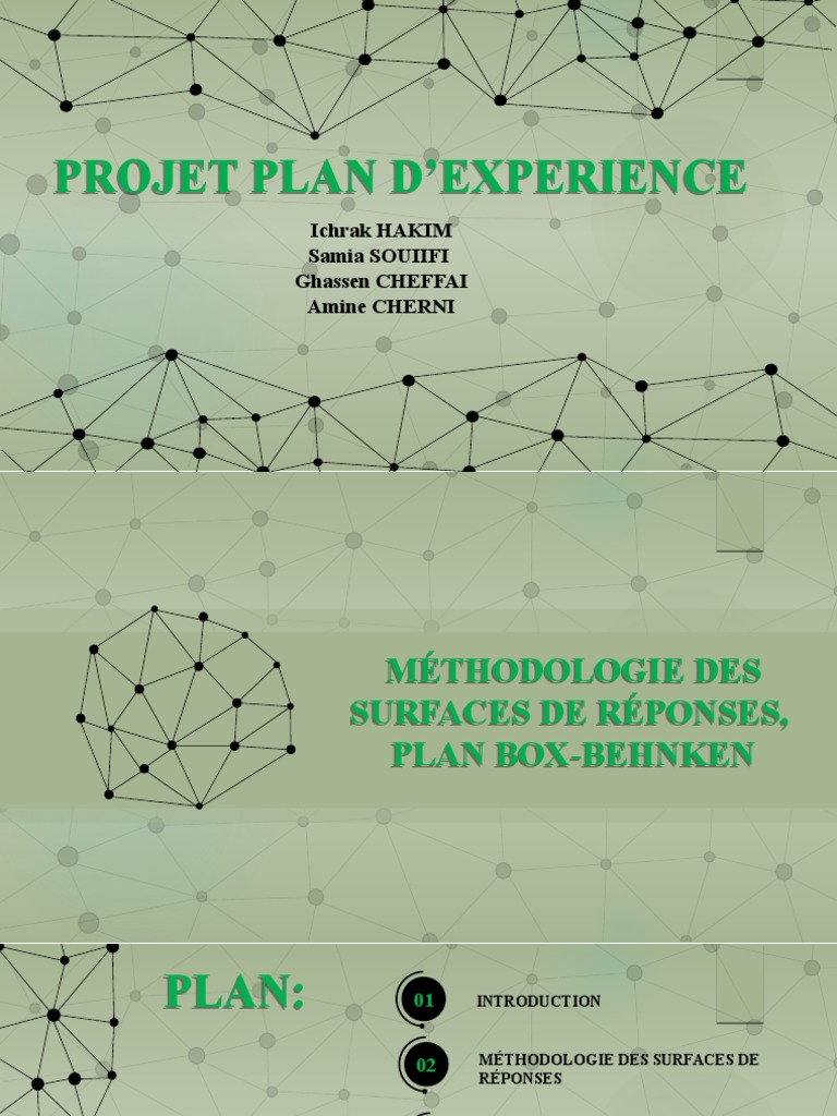 ProjetPlanDexperience 1 PDF Plan d'expériences Yaourt