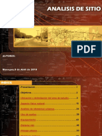 2.2.1 Ejemplo de Estudio de Sitio y Localización Del Terreno