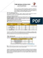 Informe Individual de Resultados: Prueba de Competencias Genéricas