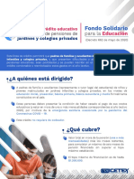 MINEDUCACIÓN. Línea de Crédito Jardines Infantiles y Colegios Privados (Padres-Acudientes) .