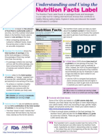 Understanding and Using The Nutrition Facts Label - Companion Patient Materials PDF