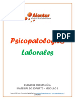 Material Psicopatología Laboral - Módulo 1 PDF