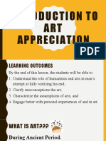 Introduction to Art Appreciation - Understanding the Role and Evolution of Art