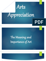 The Importance of Art Appreciation