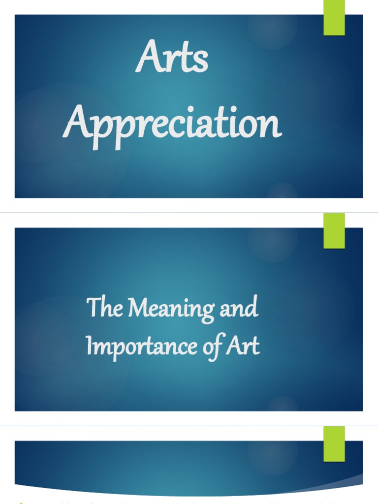 The Meaning and Importance of Art | PDF | Paintings | Drawing