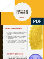 Sesion 2 - Gestion de La Calidad