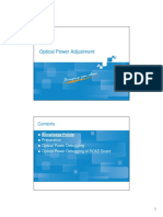 Optical Power Adjustment Guide