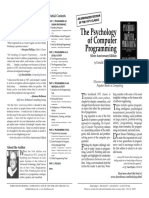 The Psychology of Computer Programming: Partial Contents